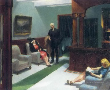 Edward Hopper œuvres - Hall de l’hôtel Edward Hopper